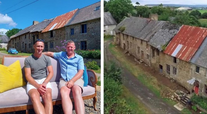 Non possono permettersi una casa in Inghilterra, così comprano un intero villaggio in Francia