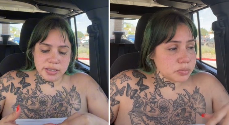 Hon bokar tid hos en tatuerare, men han uttalar olämpliga kommentarer om hennes kropp: 
