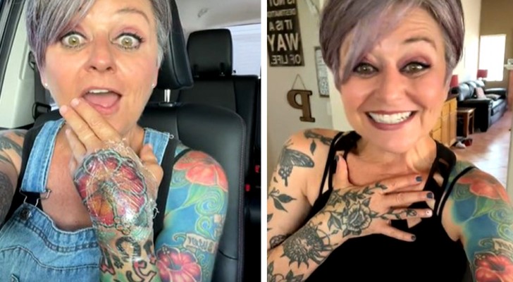 Hon skaffar 12 tatueringar på ett år och blir kritiserad: 