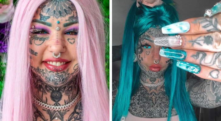Esta modelo tiene tatuado el 99% de su cuerpo: muchas empresas la descartan luego de la primer entrevista