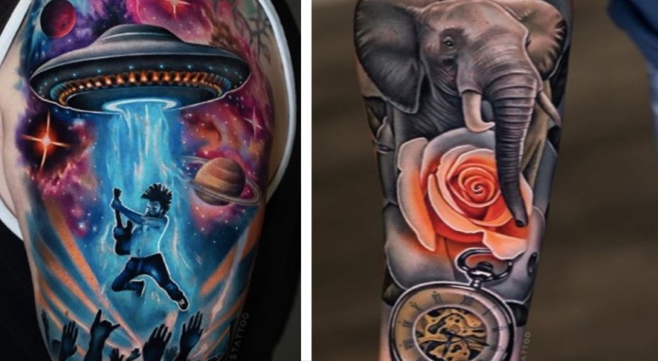 Tatuaggi che sembrano prendere vita: 15 incredibili capolavori di questo artista