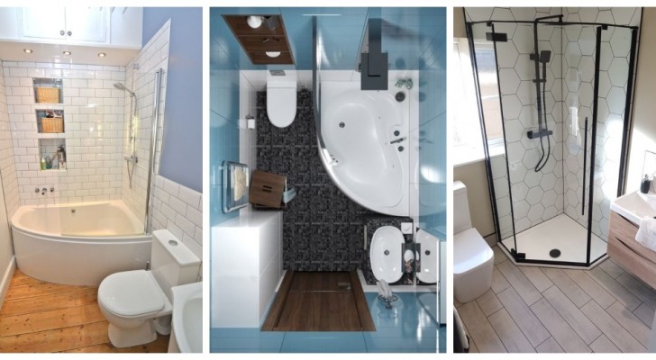 Kleine maar volledig uitgeruste badkamers: 11 projecten om inspiratie uit te halen