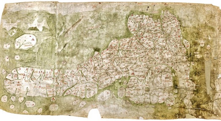 De oudste kaart van Groot-Brittannië onthult het bestaan ​​van een "Welsh Atlantis"