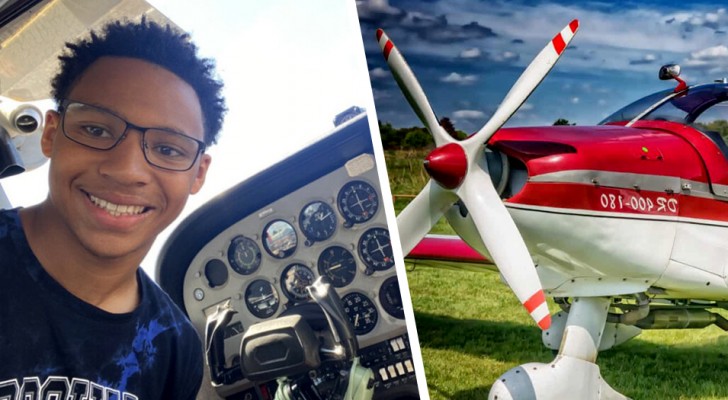 Im Alter von nur 17 Jahren erhält er seine Fluglizenz: Er wird einer der jüngsten Piloten der Welt