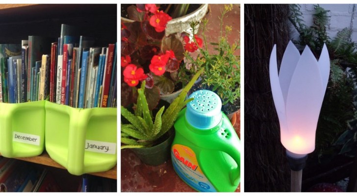 Vecchi flaconi del detersivo: 9 progetti di fai-da-te super creativi per riciclarli utilmente