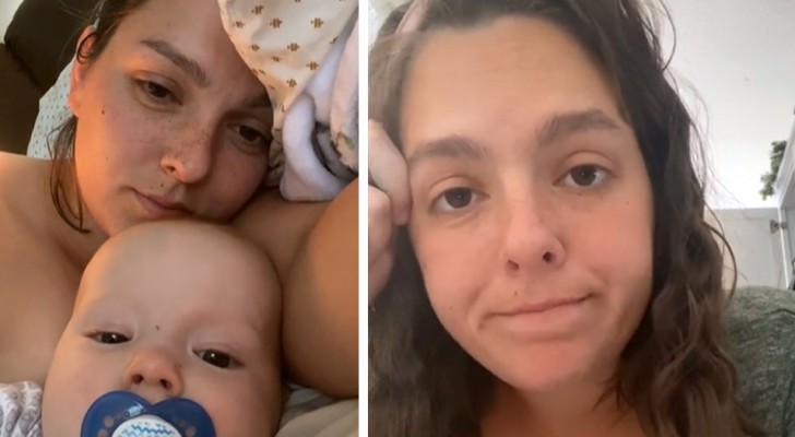 Mom accepts her husband's help to calm her son down, but after 2 minutes, he gives up: "I'm not capable"