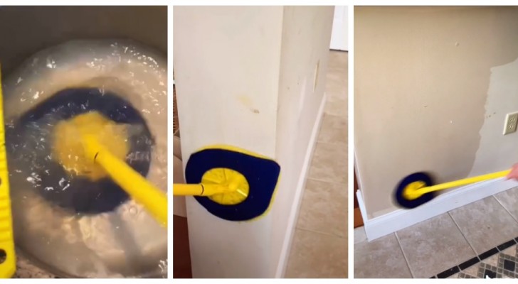 Det hemliga vapnet för att tvätta väggar utan ansträngning? För många är det den roterande moppen