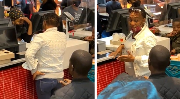 He proposes while standing in a queue at McDonald's: she rejects him and leaves (+ VIDEO)