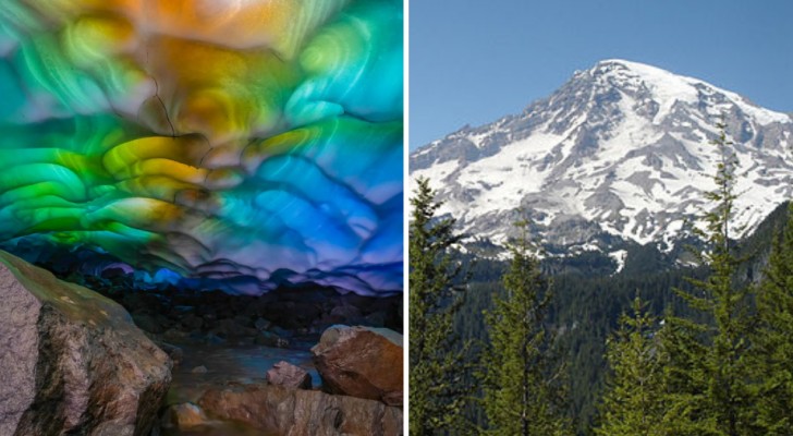 Grotte di ghiaccio arcobaleno, meravigliose quanto pericolose: 