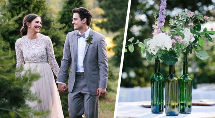 Det här paret hittade ett sätt för att spara en massa pengar på sitt bröllop: 