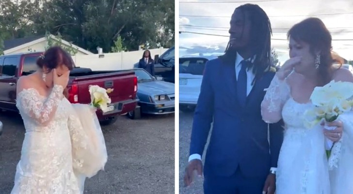 Bride's father passes away: her husband fixes the car he had left her as a wedding gift