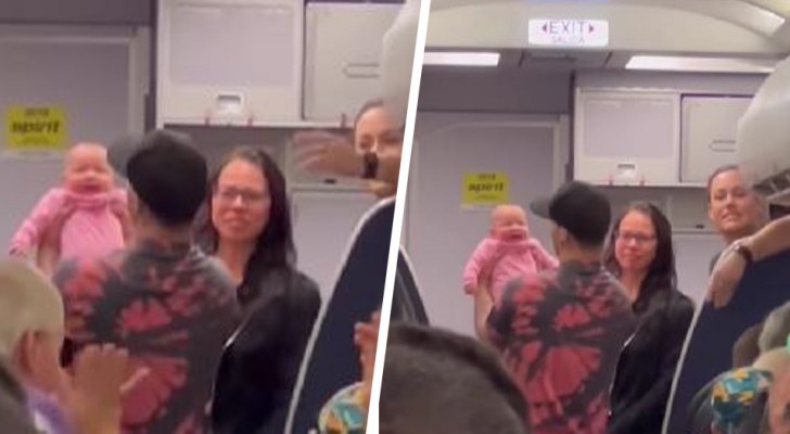 Bambino di 3 mesi smette di respirare durante un volo: ex infermiera interviene e gli salva la vita