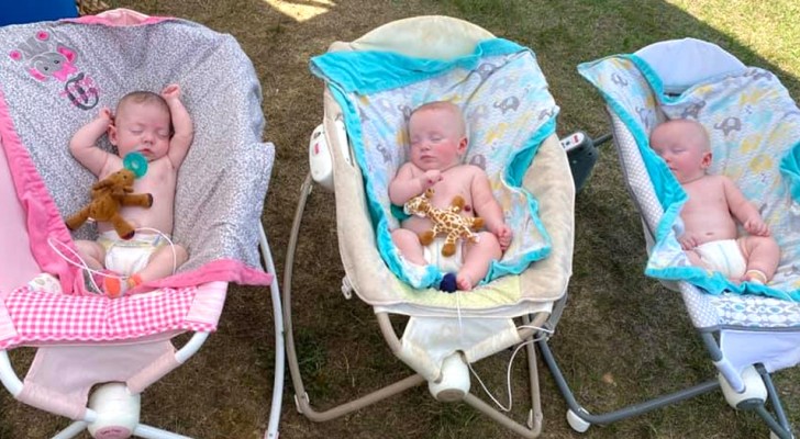 Da a luz a 3 gemelos en meses y años diferentes: son idénticos, pero no comparten el mismo cumpleaños