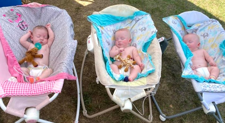 Woman Gives Birth To Triplets On Different Months And Different Years They Are Identical But 