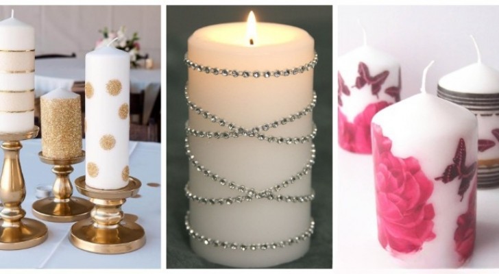 Rendi speciali le tue candele decorandole con mille idee creative