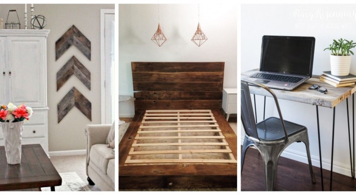 11 projets dont vous inspirer pour meubler la maison avec du bois de récup