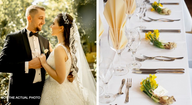 Sie reservieren für ein Mittagessen Tische im Restaurant, spezifizieren aber nicht, dass es für eine Hochzeit ist: „Dann hätten wir weit mehr bezahlt.“