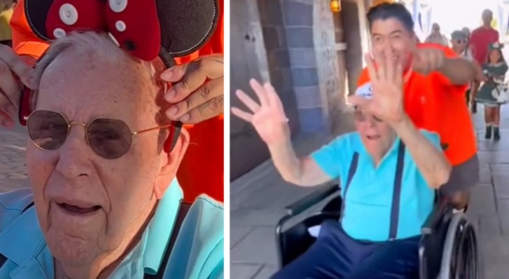 Entrepreneur Asks A 100 Year Old Man If He Wants To Go To Disneyland