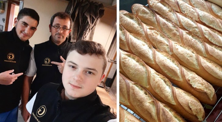 19 year old realizes his dream of opening his own bakery: he works hard every day from 2am to 7pm