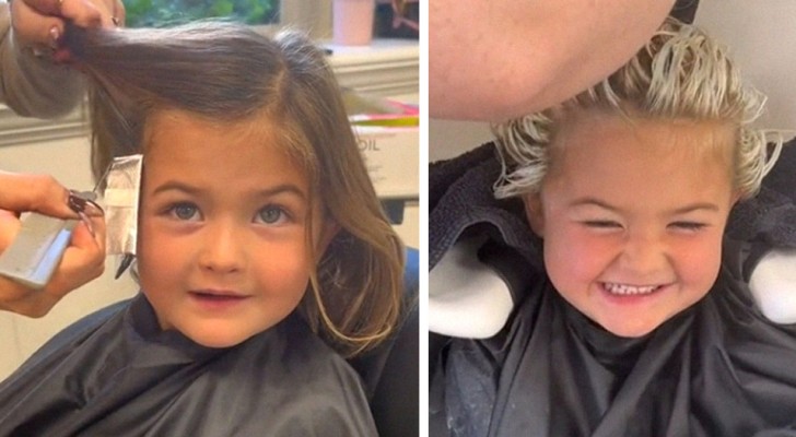 Mãe faz filha de 5 anos faltar um dia de aula para levá-la para descolorir os cabelos: é criticada