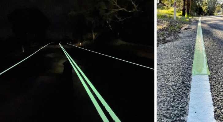 Fosforescerande remsor ska lysa upp motorvägar på natten: Australien börjar med experimentet
