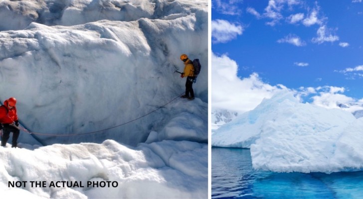Plattjordare organiserar en expedition till Antarktis för att studera kanten jordens kant och bevisa att deras teori är den rätta