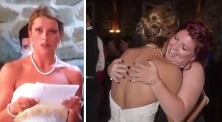 Bride includes her stepson and husband's ex-girlfriend in her vows: 