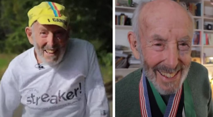 Il a 100 ans et a battu quatre records du monde de course à pied : 