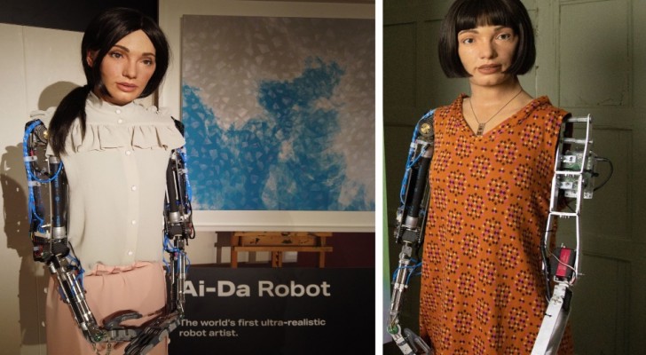 Robot umanoide tiene una conferenza presso il Parlamento britannico: "Posso creare l'arte"