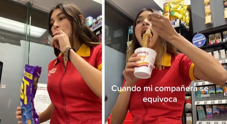 Joven Vendedora Admite ¡gasto Todo Lo Que Gano En La Comida Del Negocio 6399