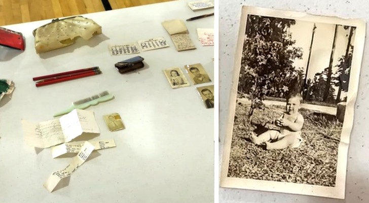 After 62 years, a handbag lost in 1959 is found in an old school (+ VIDEO)