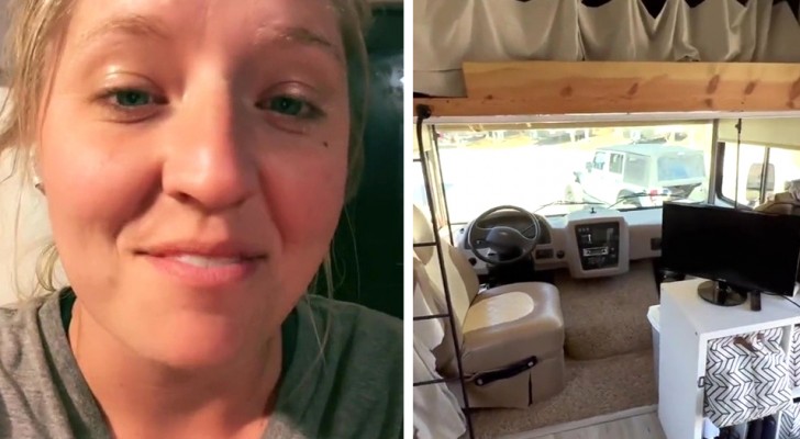 Une famille de 5 personnes vit dans un camping-car et économise 2 000 $ par mois