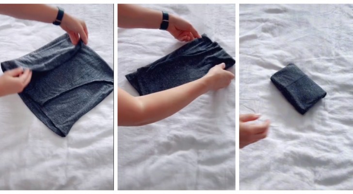 Prova två superenkla sätt att vika vilket linne som helst superkompakt