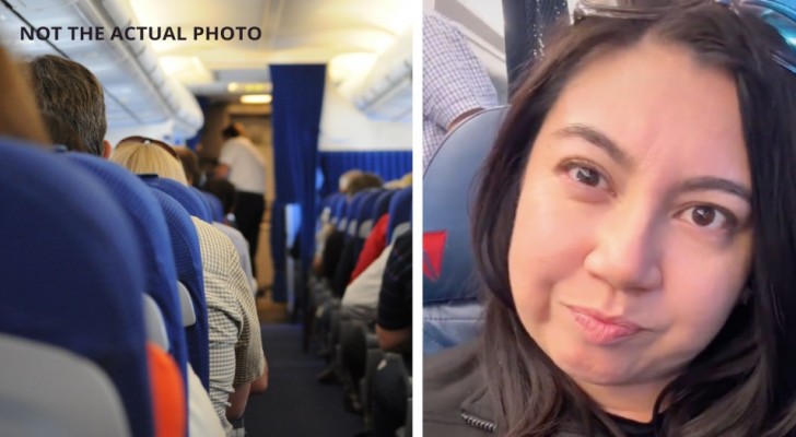 Er weigert sich, seinen Sitzplatz im Flugzeug gegen den einer Familie zu tauschen: 