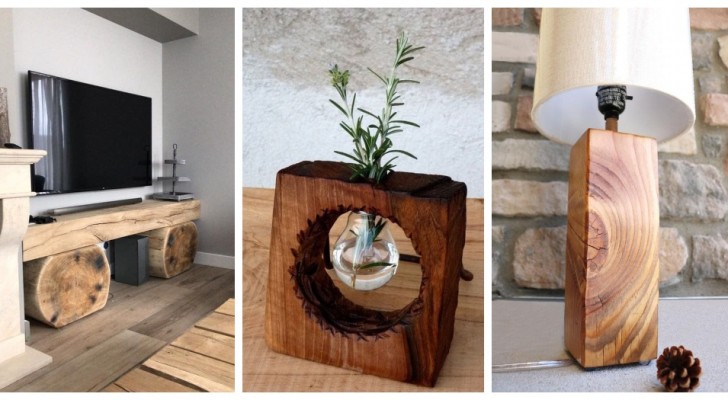 Ricavare mobili e complementi d'arredo dai tronchi di legno: 11 idee tutte da ammirare