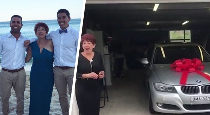 De lägger undan pengar och ger sin mamma en bil: Det var ett sätt för att tacka henne för allt det hon gjort för oss