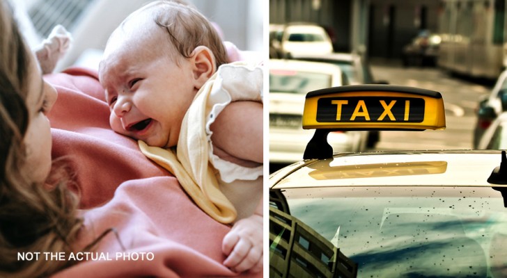 Woman gives birth in the back of a taxi: 