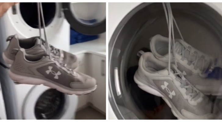 Trött på ljudet från skorna i tvättmaskinen? Glöm det med ett enkelt knep