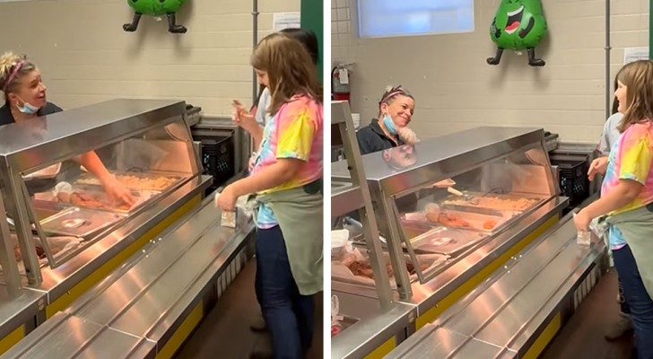 Primary school pupils learn sign language to communicate with their school canteen server (+VIDEO)