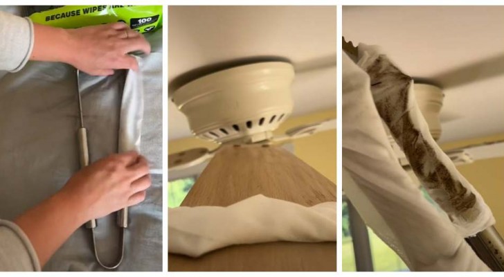 Pulizia del ventilatore da soffitto: il trucco semplice ed efficace per farla in un attimo