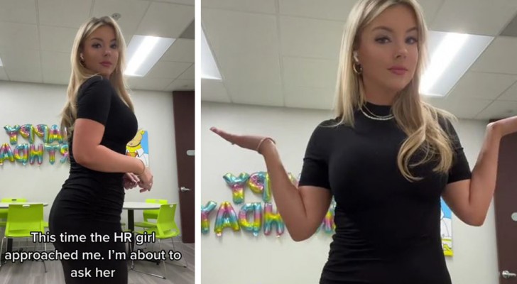Woman is sent home by her office manager because her dress 'is distracting her colleagues'