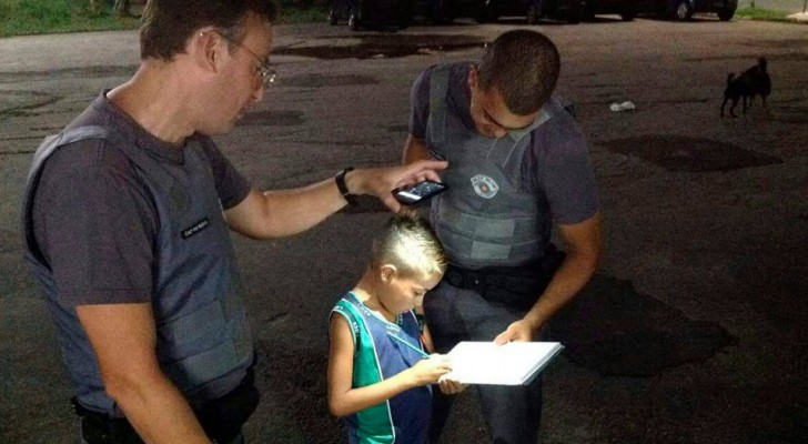 Little boy contacts the police: he needed someone to help him with his schoolwork