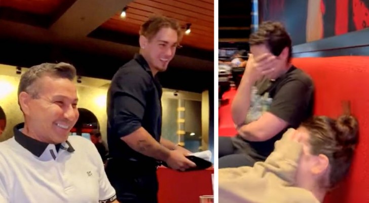 Father embarrasses his daughter at a restaurant: 