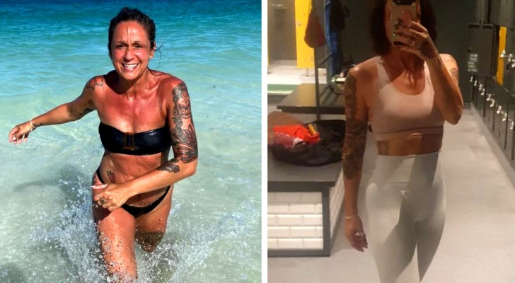 49-åring kritiseras för att hon har på sig bikini: 