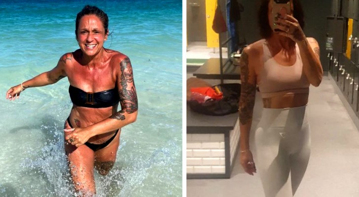 49-åring kritiseras för att hon har på sig bikini: "Jag har hellre kul än att lyssna på vad folk säger om mig"