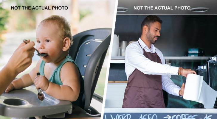 Mother has breakfast in a café with her infant son: the manager asks her to clean up the mess before leaving