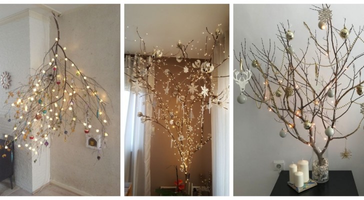 Kerstdecoraties met takken: 12 ideeën om een magische sfeer in huis te creëren