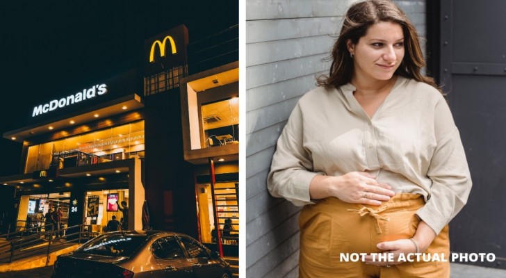 McDonalds anställda belönas för att de hjälper en kund att föda på toaletten