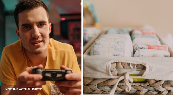 Father doesn't change his daughter's diaper for 9 hours because he's too busy playing video games