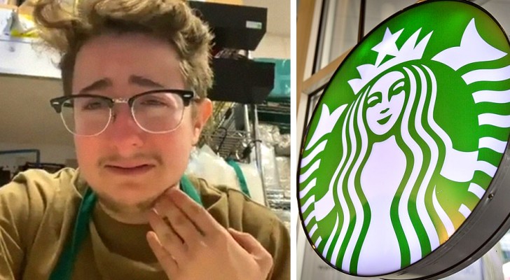 En ung barista bryter ut i tårar för att han inte orkar med sina 8 timmars pass på helgerna (+VIDEO)